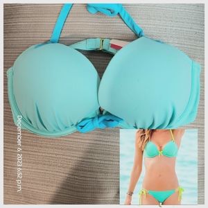 32D Light turquoise Victoria's Secret bikini top